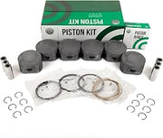 MA-5741124335-0 Pistons w/Rings Compatible With/For 06-09 Buick 4.2L L6 DOHC 24v LL8