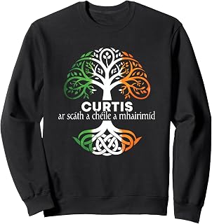 Curtis Irish Family Name Celtic Irish Roots Sweatshirt