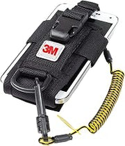 Capital Safety 3M DBI-SALA Fall Protection For Tools,1500089,Adj Radio Holster Combo w/Clip2Loop Coil and Micro D-Ring, Size To Any Portable Radio/Small Device,Mount To Harness/Belt, 5.25 inches x 2.25", Black