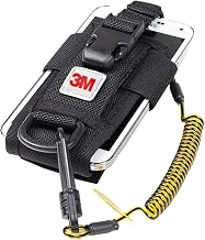 Capital Safety 3M DBI-SALA Fall Protection For Tools,1500089,Adj Radio Holster Combo w/Clip2Loop Coil and Micro D-Ring, Size To Any Portable Radio/Small Device,Mount To Harness/Belt, 5.25 inches x 2.25", Black