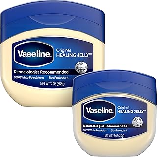 Vaseline Original Healing Jelly, 2-Size Variety Bundle – #1 Dermatologist Recommended Skin Protectant, Healing Ointment for Beauty & Personal Care