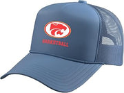 Carlisle High School Wildcats Basketball Trucker Hat with Adjustable Mesh Back