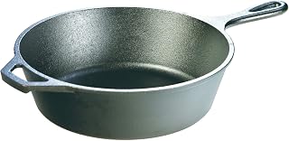 Lodge Preseasoned Cast Iron Deep Skillet, 10.25 inch - 2 per case.