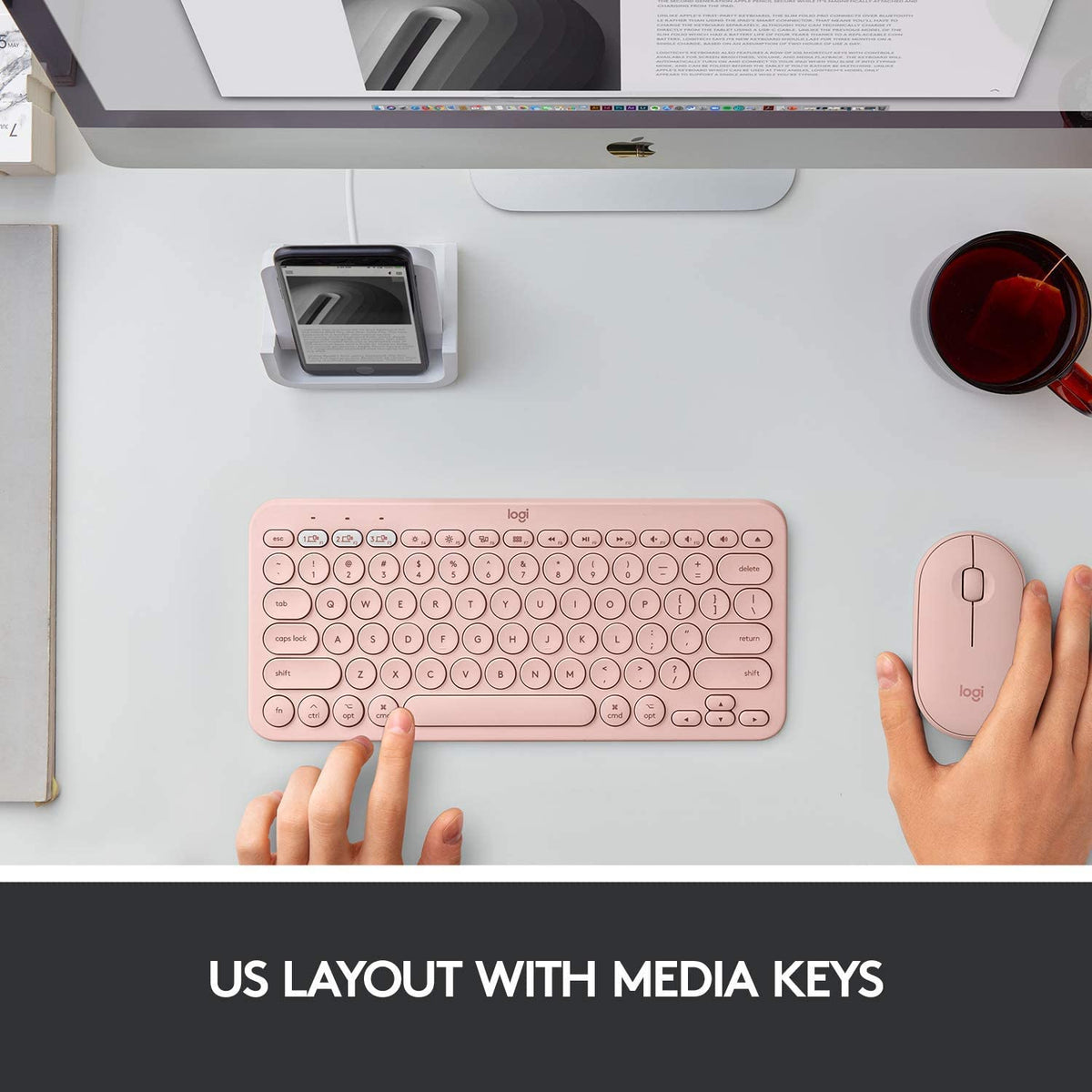Logitech Rose / Keyboard / One Size Keyboards