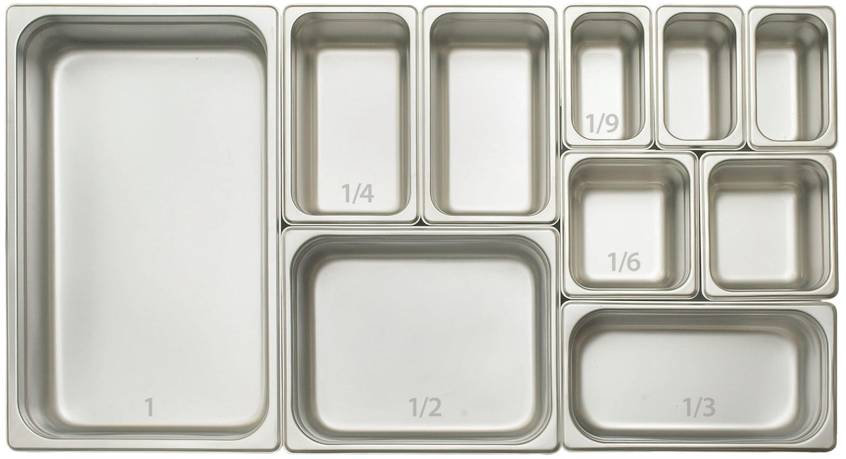 Winco 4" Deep / 1 / Stainless Steel Steamers