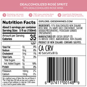 0% Dealcoholized Rose Spritz 750ml (Case by Giesen – 25.4 Fl Oz (Pack of 12), Pack of 12
