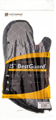 Carlisle FoodService Products Black / 15" (Pack of 1) / 1 Oven Mitts
