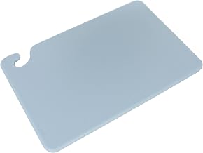 San Jamar CB121812 Cut-N-Carry Co-Polymer Cutting Board, 18" Length x 12" Width x 1/2" Thick, Blue