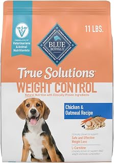 Blue Buffalo True Solutions Weight Control Chicken Dry Dog Food, 11 lb