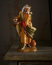 Fontanini by Roman, King Balthazar, 12" Collection, Nativity Figure, Made in Italy
