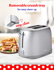 Betty Crocker Silver / 2-Slice / Modern Toasters