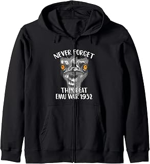 Emu War 1932 Zip Hoodie
