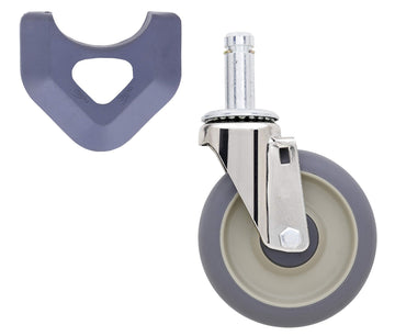 5" MetroMax High Modulus Donut Swivel Stem Caster – Stem/Swivel, Steel, Multicolor, Model 5MDXA