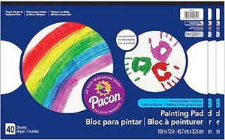 Art Street® Painting Paper Pad, White, 18" x 12", 40 Sheets Per Pad, 3 Pads