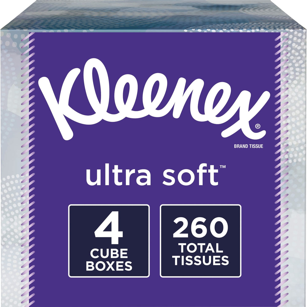 Kleenex White / 65 Count (Pack of 4) / 4 Ultra Soft Cube Boxes Box Tissues