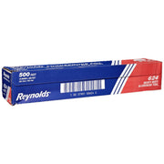 Wrap Heavy Duty Aluminum Foil Roll by Reynolds – 500" x 18", Aluminum, Silver