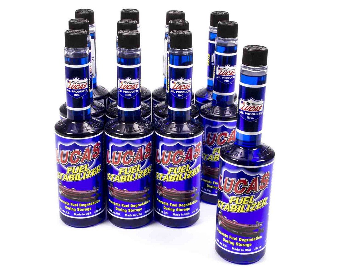 Fuel Stabilizer (12x15oz) by Lucas Oil – 1 Pack, Model 10302-12