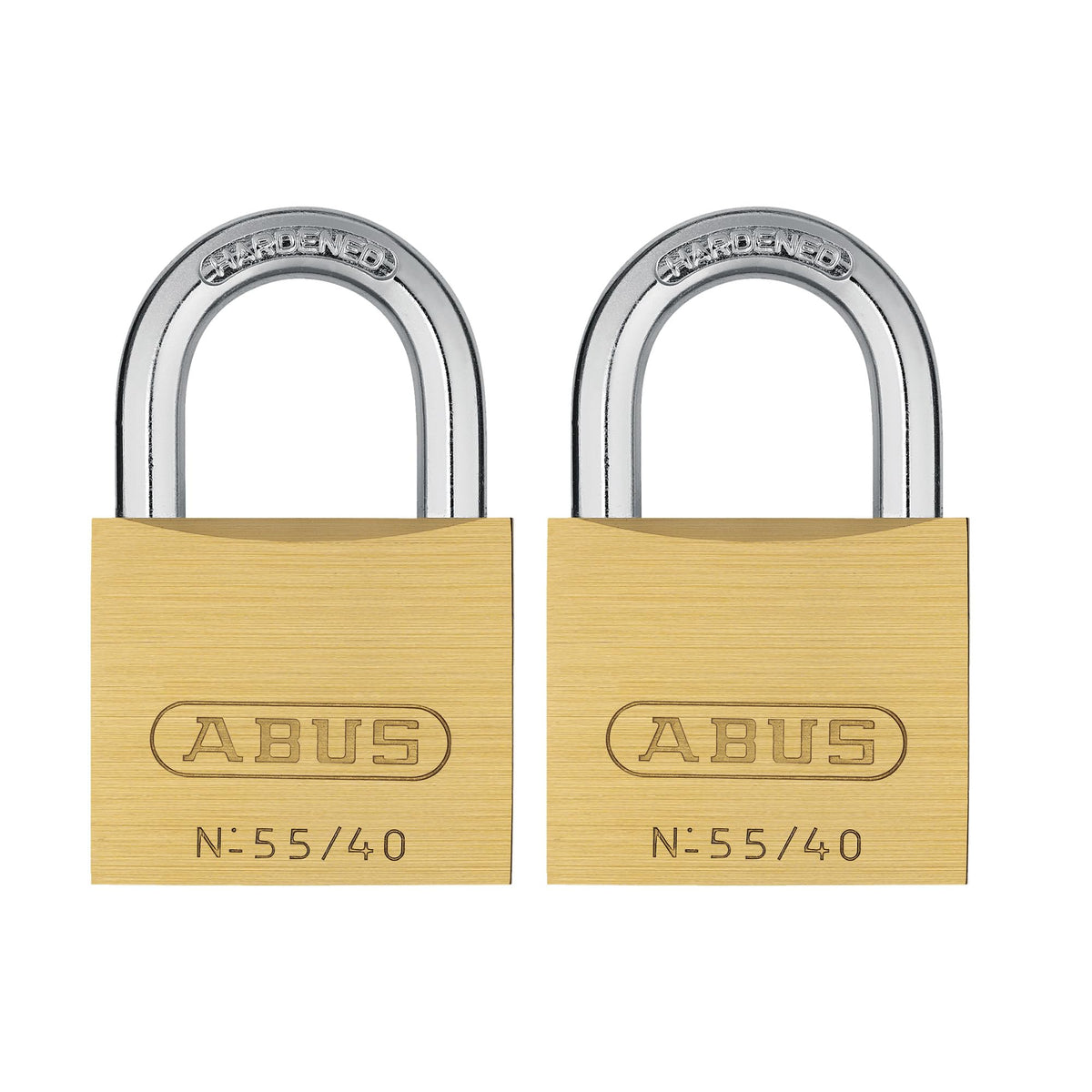 ABUS Keyed Alike, 2 Pack / Gold / 1 Keyed Padlocks