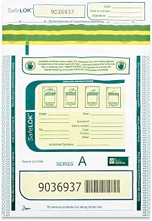 ControlTek SafeLOK Currency Deposit Bag 585089-1 Each