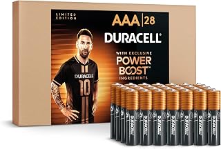 DURACELL x Messi Coppertop AAA Batteries, 28 Count, Limited Edition