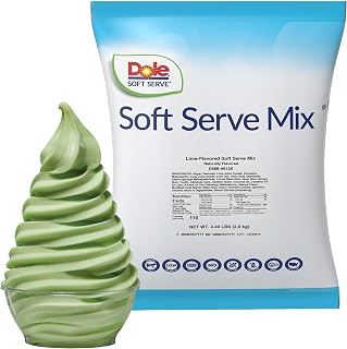 Dole Lime Soft Serve Mix, Dairy-Free Frozen Dessert Mix, 4.4 lb