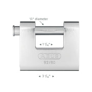 ABUS Keyed Padlock, Silver - photo 2