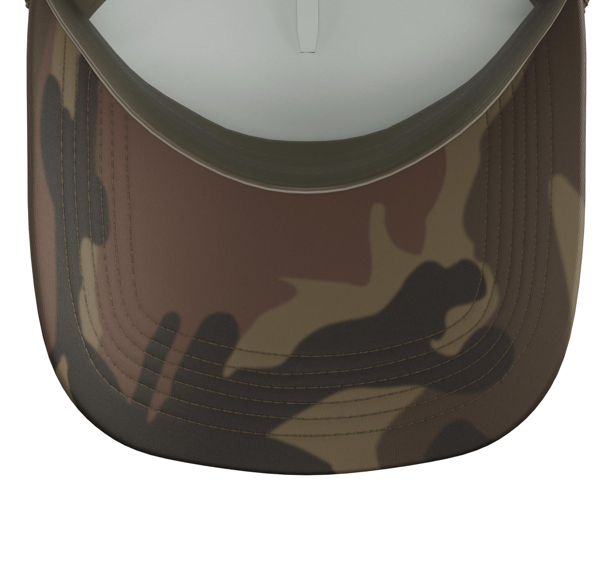Team OJEDA Lifetime Member Family Last Name Trucker Hat with Adjustable Mesh Back by OJEDA Family Apparel – Polyester, Camo Green