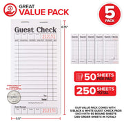 Stock Your Home 5 Pack / Green / 5 Guest Checks