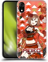Head Case Designs Officially Licensed Hatsune Miku Meiko Characters Gel Case [Military Grade Protection] Compatible with Apple iPhone XR