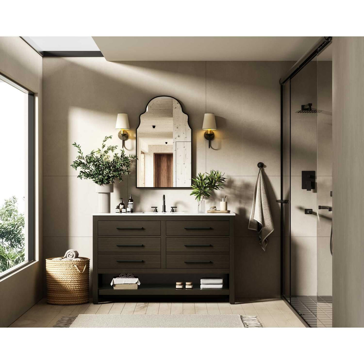 Bathroom Vanity Mocha Brown by karson – Mocha Brown