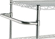 Nexel Safety Push Handle, Chrome Finish, 18"W