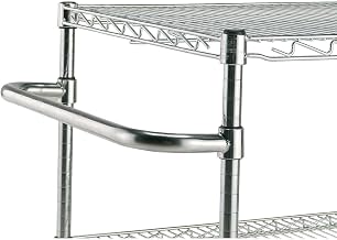 Nexel Safety Push Handle, Chrome Finish, 18"W