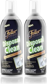 Fuller Brush Garbage Disposal Cleaner– 12 oz Bottle – Foaming Citrus Degreaser for Kitchen Sink Odor Removal and Drain Cleaning – Citrus Scent (Pack of 2)