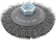 Walter Surface Technologies Allsteel 4" X 5/8" Crimped Saucer-Cup Brush Sold Individually