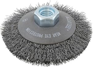Walter Surface Technologies Allsteel 4" X 5/8" Crimped Saucer-Cup Brush Sold Individually