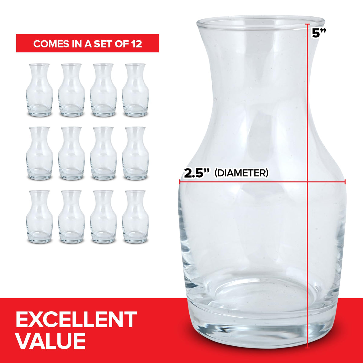 Stock Your Home 12 / 6 oz / Clear Bar Tools & Drinkware