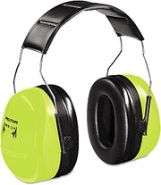 Peltor 3M High-Visibility Ear Protector - Green, NRR 30dB, Model Number H10A-HV