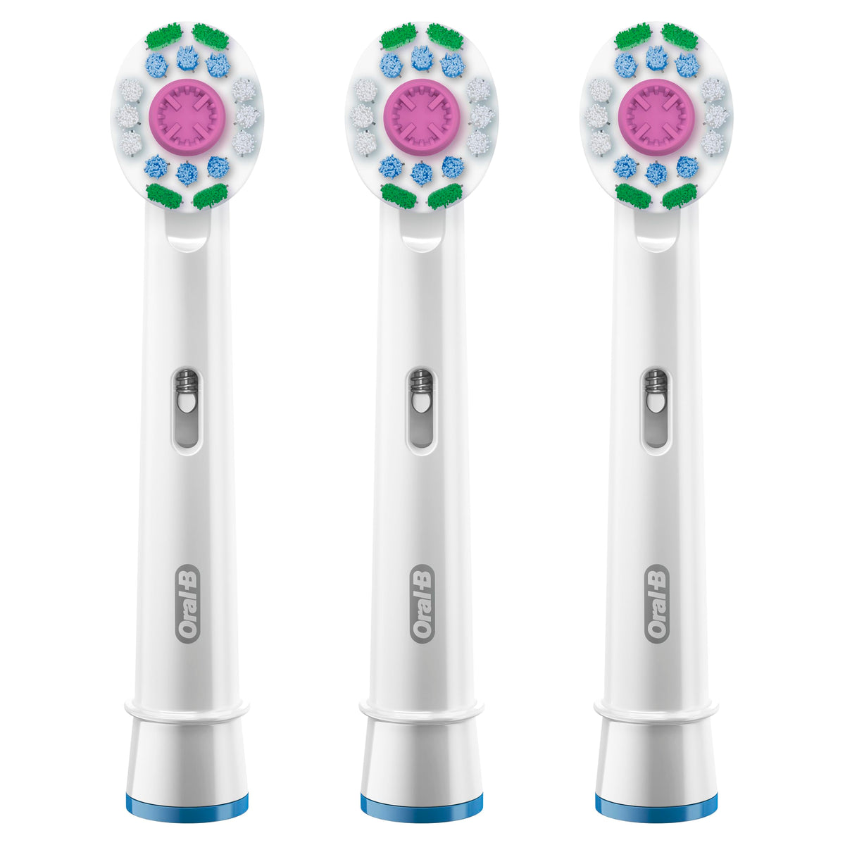 Oral-B White / 3 Count (Pack of 1) / 1 Toothbrush Replacement Heads