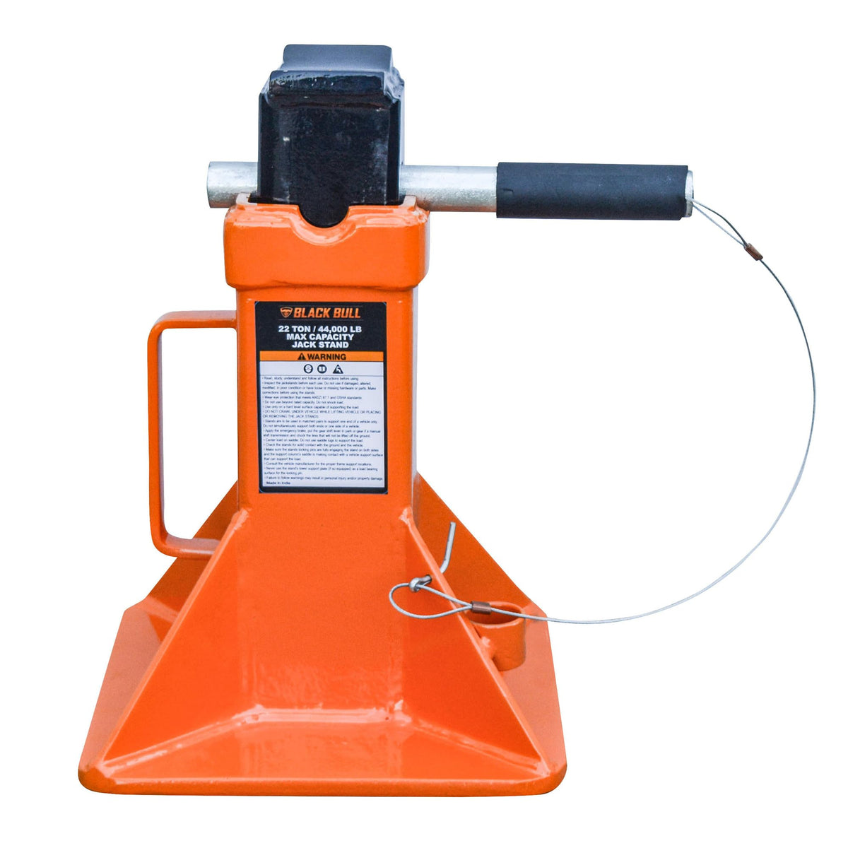 Buffalo Tools : 22 Ton Jack Stand Set (2Pk) by Black Bull – 22 Ton, Alloy Steel, Orange, Pack of 2, Model JS22SET
