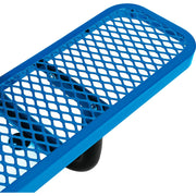 Global Industrial Blue / 74 inches x 62 inches x 29.5 inches / Industrial Picnic Tables