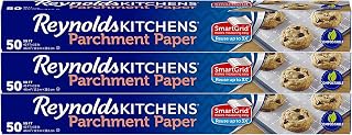 Reynolds Kitchens Parchment Paper Roll with SmartGrid - 3 Boxes of 50 Square Feet (150 Sq. Ft) (Value Pack)