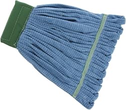 HUBERT Microfiber Mop Head with 7" Headband Blue, Set of 3