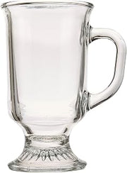 Anchor Hocking 69738 Irish Coffee Mug, 8 oz., Clear