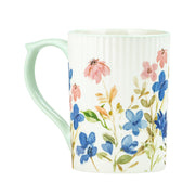Lylah Mug (Painted Garden) by 10 Strawberry Street – Large, 17.0 fluid_ounces, Ceramic, Painted Garden, Pack of 4