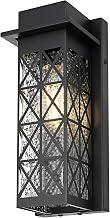 Wildey One Light Outdoor Wall Sconce Black