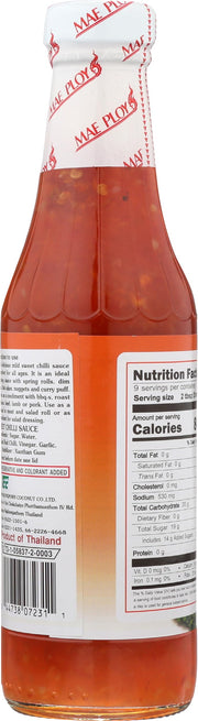 Sauce Chili Sweet, 10 Fl Oz by Mae Ploy – 12 oz x 12, Model 00222272