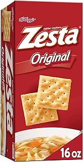 Zesta Saltine Crackers, Soup Crackers, Original, 16oz Box (1 Box)