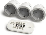 intertechno Adaptor Plug Set ITI-14, White, On/Off, 2300 Watt