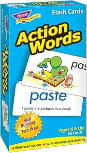 Trend Enterprises Action Words Skill Drill Flash Cards for Vocabulary