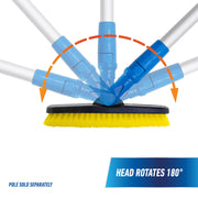 Swivel Grout Brush 5.5" by UNGER – 5.5 inches (Pack of 1), Plastic, Model 975200